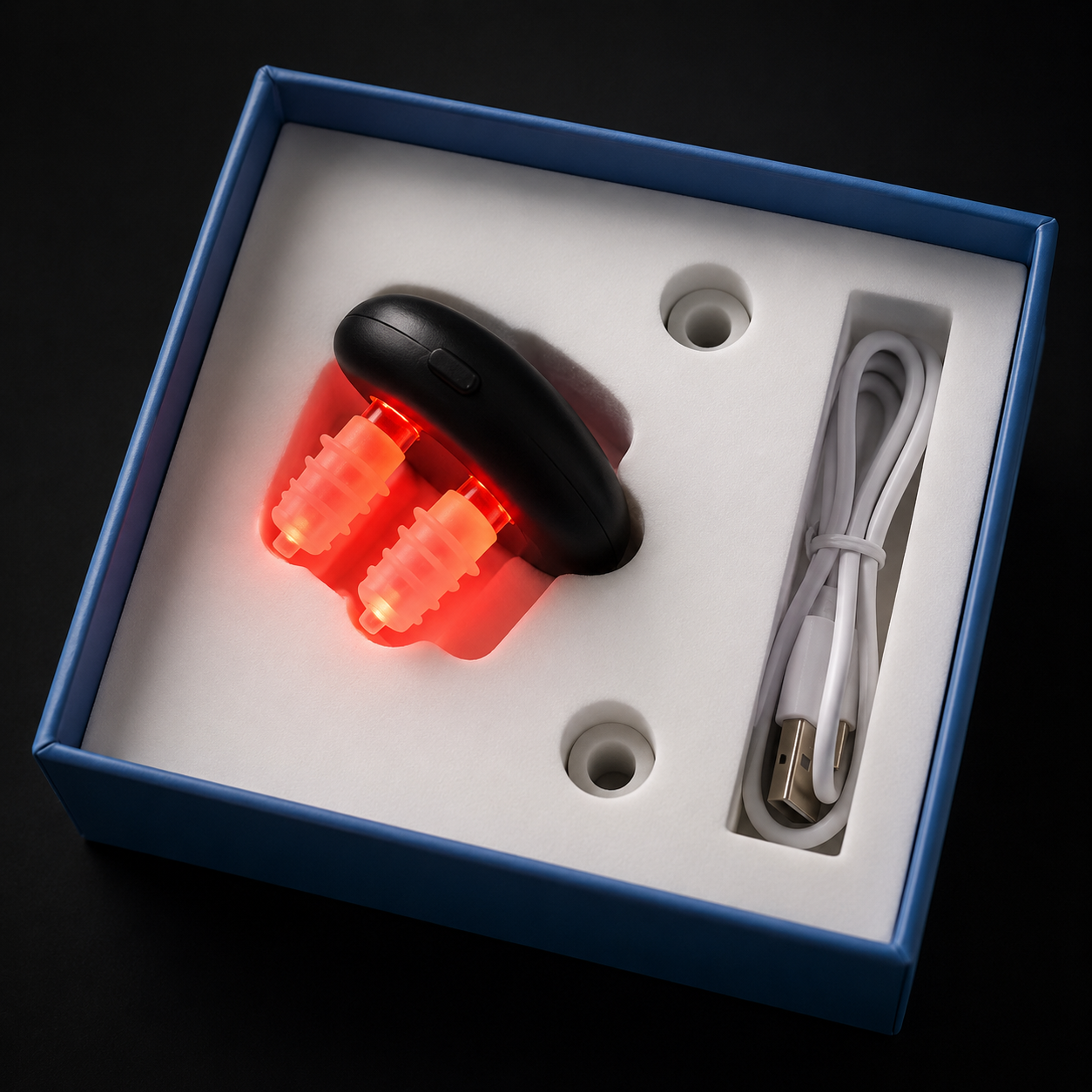 Nexora Flow™ — Appareil de confort nasal à lumière rouge